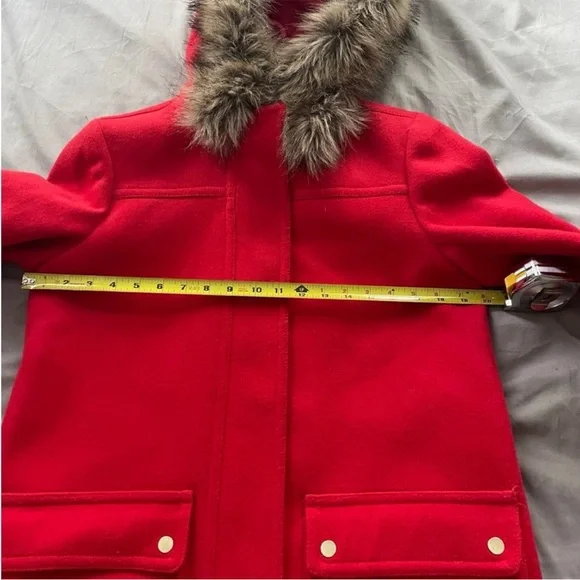 J.Crew Red Chateau Parka Wool-blend Coat 6 - Picture 6 of 10